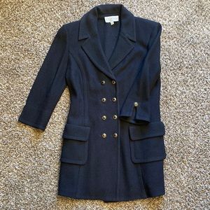 St John Navy Blazer with gold buttons